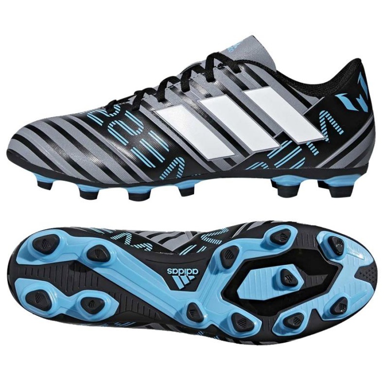 Scarpe da calcio Adidas Nemeziz Messi 17.4 FxG M CP9047 nero nero