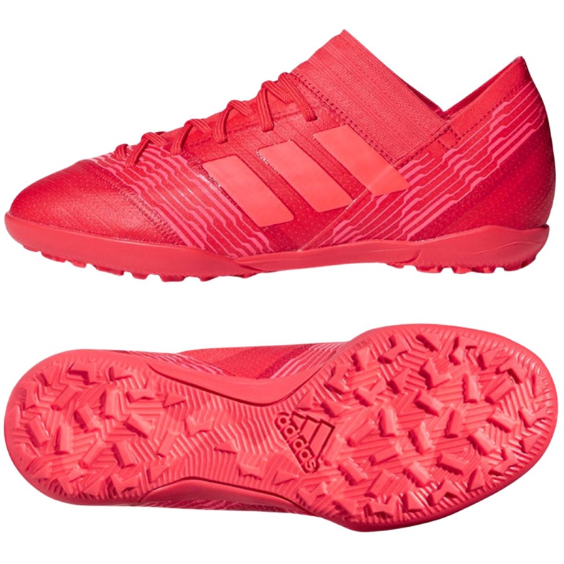 Scarpe da calcio Adidas Nemeziz Tango 17.3 Tf Jr CP9238 multicolore rosso