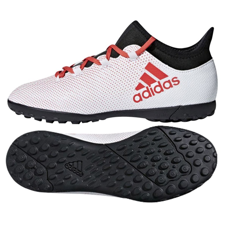 Scarpe da calcio Adidas X Tango 17.3 Tf Jr CP9025 bianca bianca