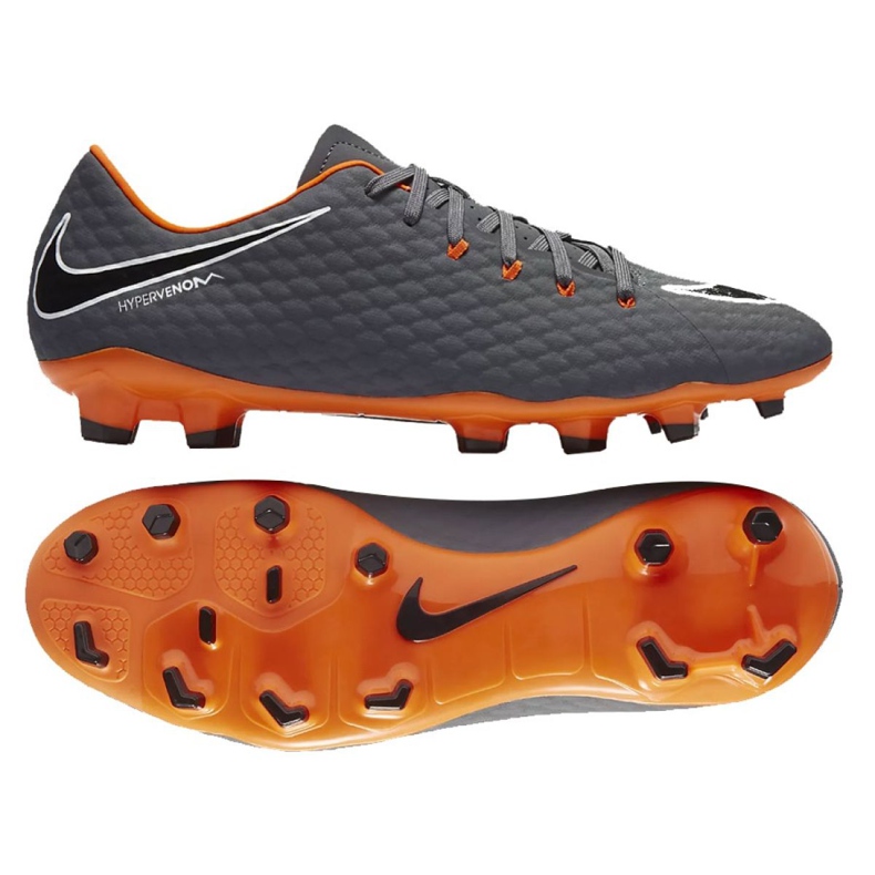 Scarpe da calcio Nike Hypervenom Phantom 3 Academy Fg M AH7271-081 grigio grigio