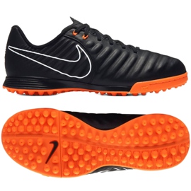 Scarpe da calcio Nike LegendX Academy Tf Jr AH7259-080 nero nero