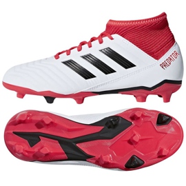 Scarpe da calcio Adidas Predator 18.3 Fg Jr CP9011 multicolore bianco