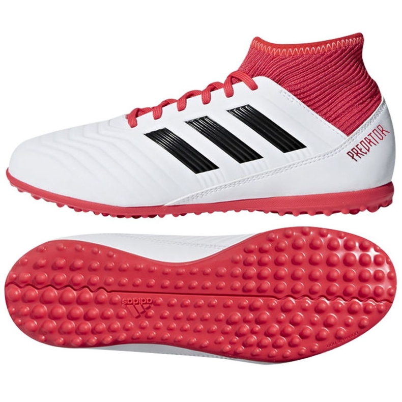Scarpe da calcio Adidas Predator Tango 18.3 Tf Jr CP9040 multicolore bianco