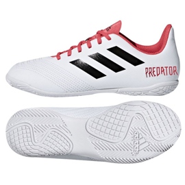 Scarpe indoor adidas Predator Tango 18.4 In Jr CP9103 multicolore bianco