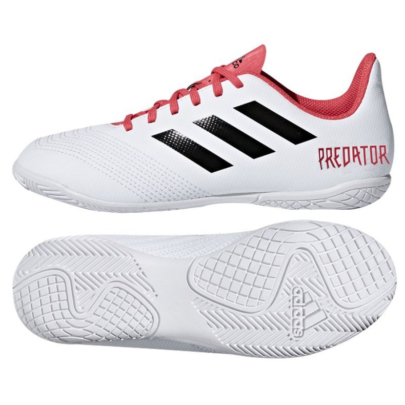 Scarpe indoor adidas Predator Tango 18.4 In Jr CP9103 multicolore bianca