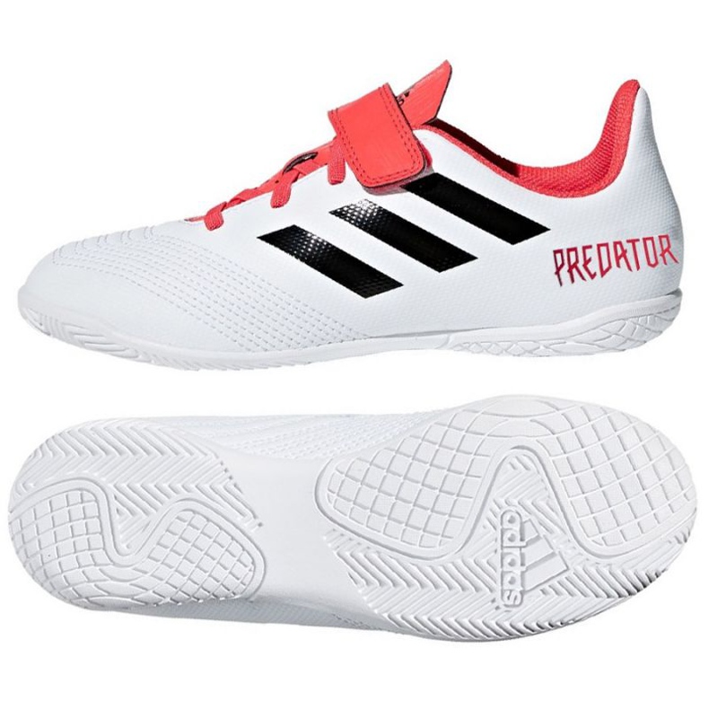Scarpe indoor adidas Predator Tango 18.4 bianca