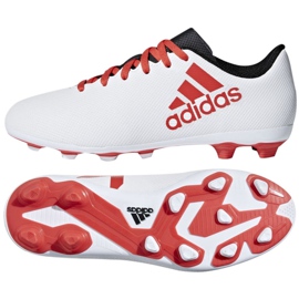 Scarpe da calcio Adidas X 17.4 FxG Jr CP9015 multicolore bianca