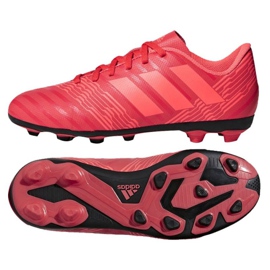 Scarpe da calcio Adidas Nemeziz 17.4 FxG Jr CP9207 rosso rosso