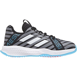 Scarpe da calcio Adidas RapidaTurf Messi grigio