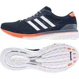 Scarpe da corsa adidas Adizero Boston 6 M BB6412 blu navy