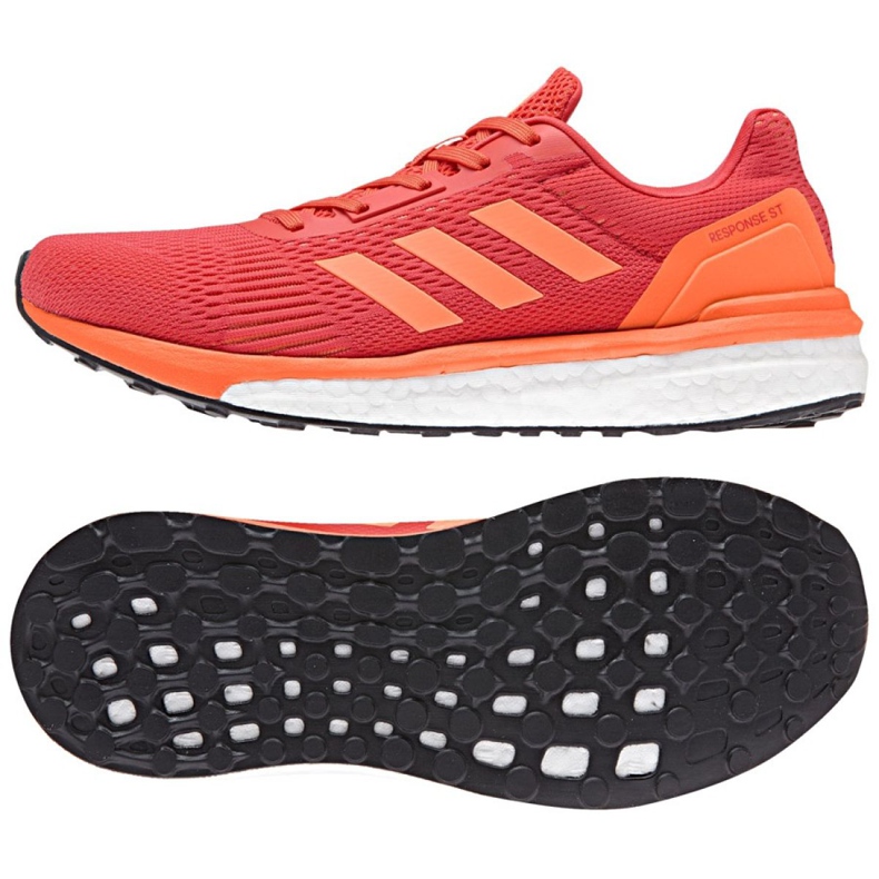 Scarpe da corsa adidas response W CP8685 rosso