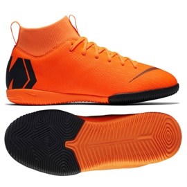Scarpe indoor Nike Mercurial SuperflyX 6 Academy Gs Ic Jr AH7343-810 arancia arancia