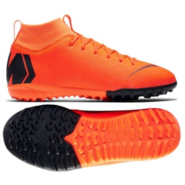 Nike Mercurial SuperflyX 6 Academy Gs Tf Jr AH7344-810 scarpe da calcio arancia arancia