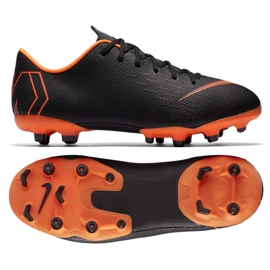 Nike Mercurial Vapor 12 Academy Gs Mg Jr AH7347-081 scarpe da calcio nero nero