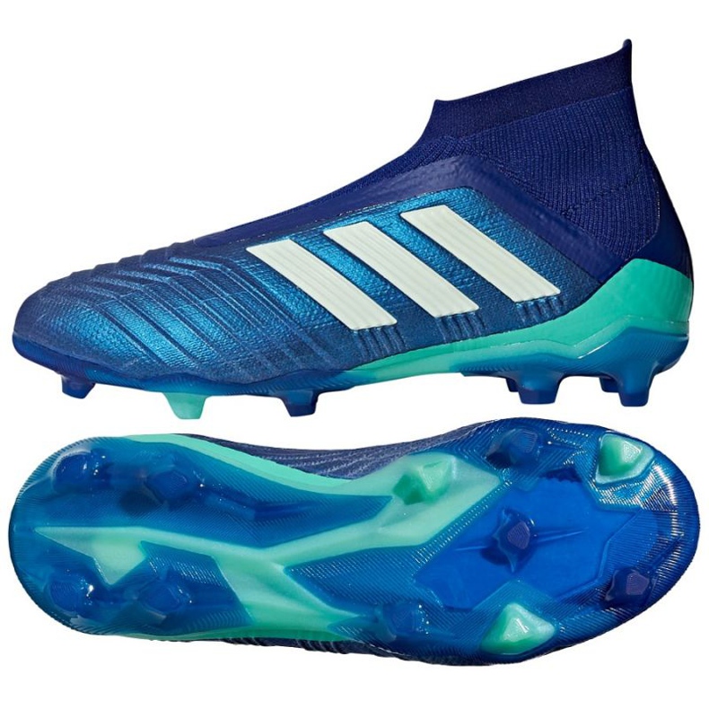 Scarpe da calcio Adidas Predator 18+ Fg blu