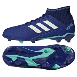 Scarpe da calcio Adidas Predator 18.3 Fg Junior CP9012 blu blu