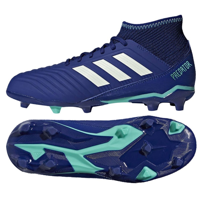 Scarpe da calcio Adidas Predator 18.3 Fg Junior CP9012 blu blu