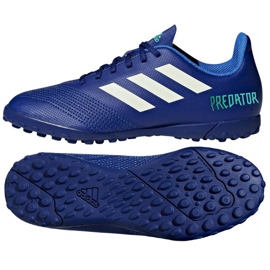 Scarpe da calcio Adidas Predator Tango 18.4 Tf Junior CP9097 blu blu
