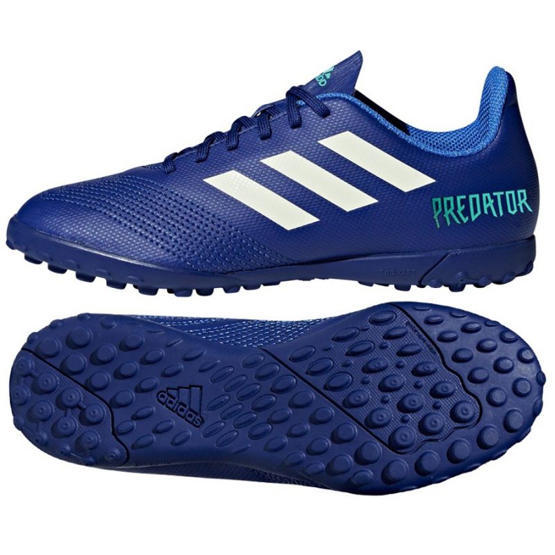 Scarpe da calcio Adidas Predator Tango 18.4 Tf Junior CP9097 blu blu