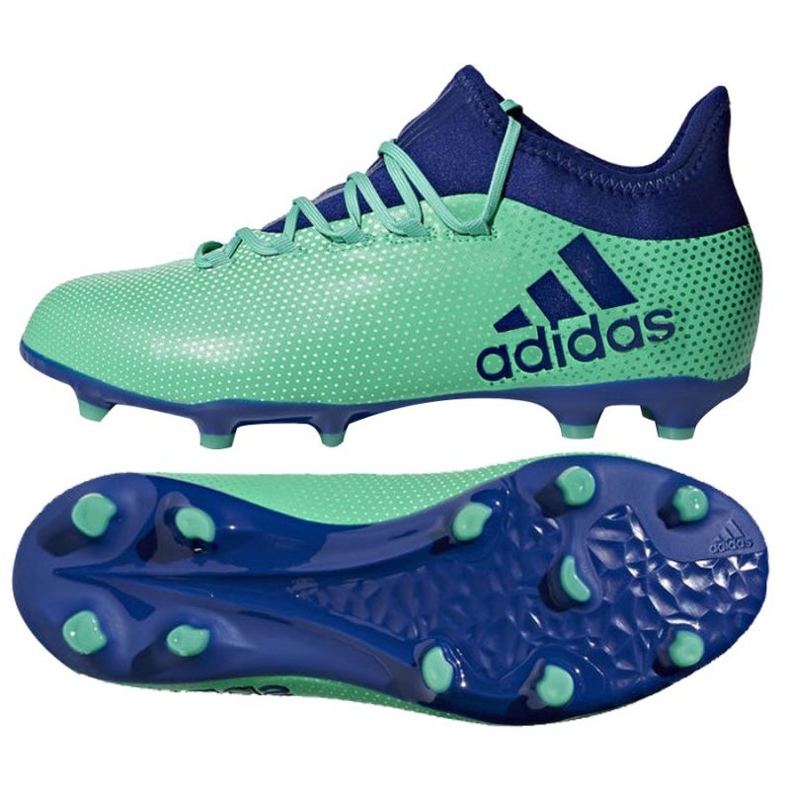 Scarpe da calcio Adidas X 17.1 Fg Jr CP8980 multicolore blu