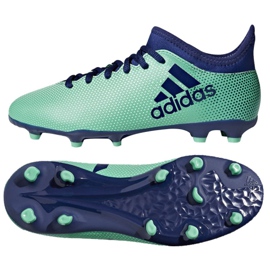 Scarpe da calcio Adidas X 17.3 Fg Jr CP8993 multicolore blu