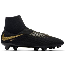 Scarpe da calcio Nike Hypervenom Phantom 3 Academy DF FG M AH7268-090 nero