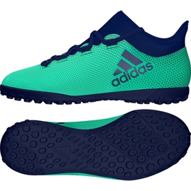 Scarpe da calcio Adidas X Tango 17.3 Tf Jr CP9027 multicolore blu