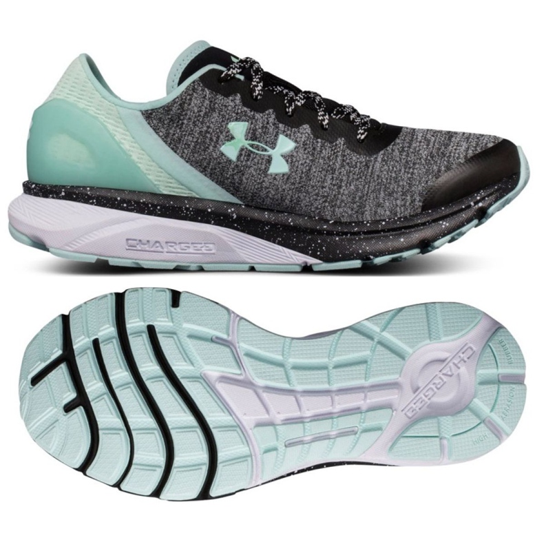 Under Armour Charged Escape W 3020005-002 scarpe da corsa multicolore grigio