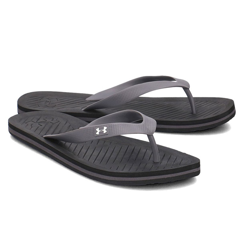 Pantofole Under Armour AtlanticDune M 1252506-004 nero grigio