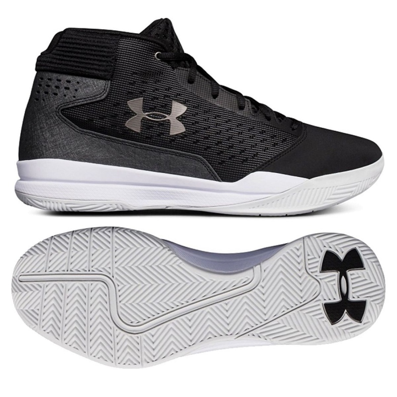 Scarpe da basket Under Armour Jet Mid M 3020224-001 nero nero