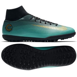 Scarpe da calcio Nike Mercurialx 6 Club CR7 Tf AJ3570-390 blu blu