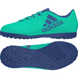 Scarpe da calcio Adidas X Tango 17.4 Tf Jr CP9045 verde verde