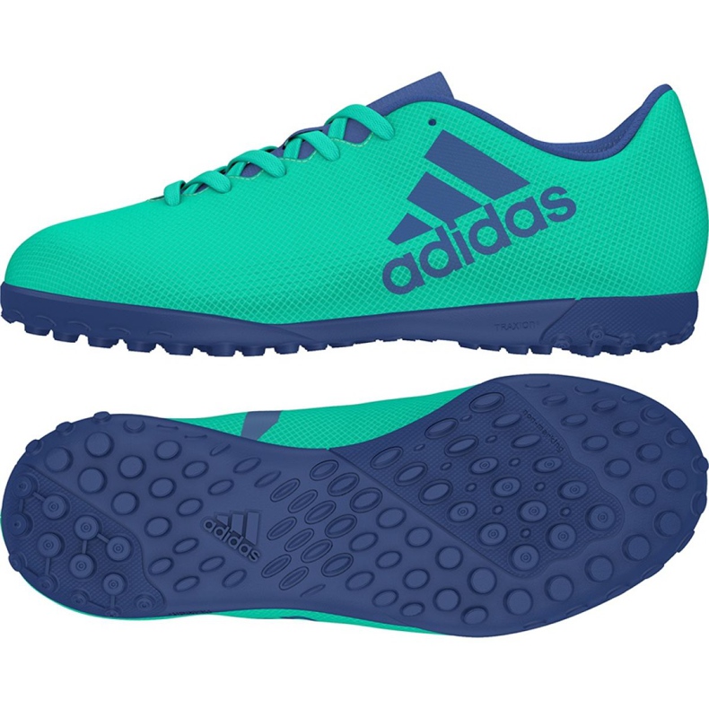 Scarpe da calcio Adidas X Tango 17.4 Tf Jr CP9045 verde verde