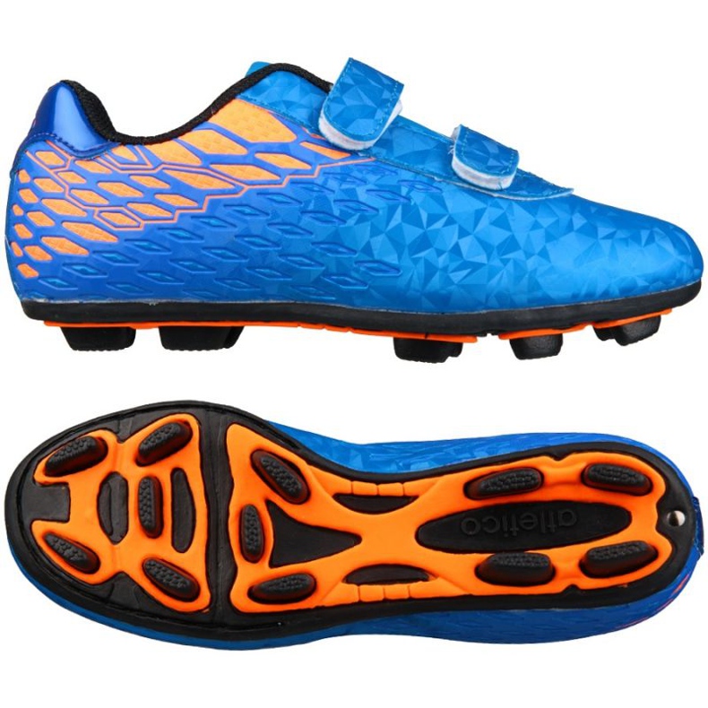 Scarpe da calcio Atletico Fg Jr 2094-75523 blu