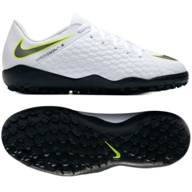 Scarpa da calcio Nike Hypervenom 3 Academy Tf Jr AJ3797-107 bianca bianca