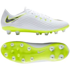 Scarpa da calcio Nike Hypervenom Phantom 3 Academy Ag Pro M AJ6710-107 bianca bianca