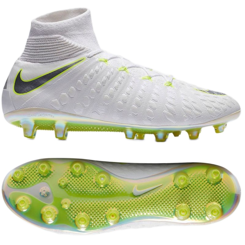 Scarpa da calcio Nike Hypervenom Phantom 3 Elite Df Agpro M AJ3819-107 bianca bianca