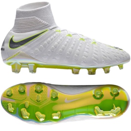 Scarpe da calcio Nike Hypervenom Phantom 3 Elite Dynamic Fit FG M AJ3803-107 bianca