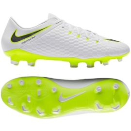 Scarpa da calcio Nike Hypervernom Phantom 3 Academy Fg M AJ4120-107 bianca bianca