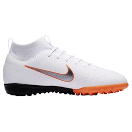 Nike Mercurial SuperflyX 6 Academy Gs Tf Jr AH7344-107 scarpe da calcio bianca bianca