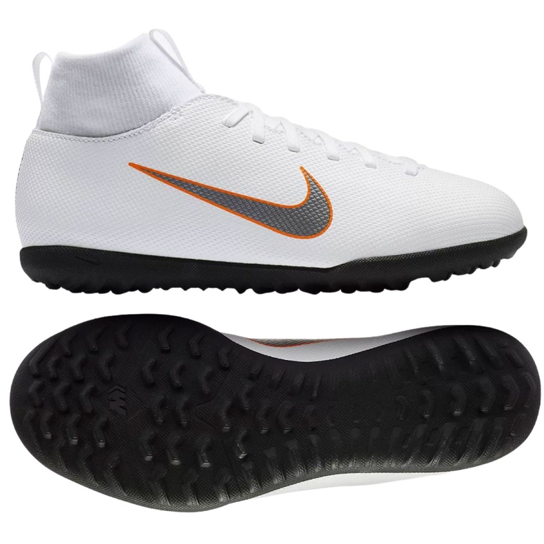 Scarpe da calcio Nike Mercurial SuperflyX 6 Club Jr AH7345-107 multicolore bianca