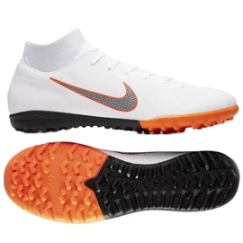 Scarpe da calcio Nike Mercurial SuperflyX 6 Academy Tf M AH7370-107 bianca bianca
