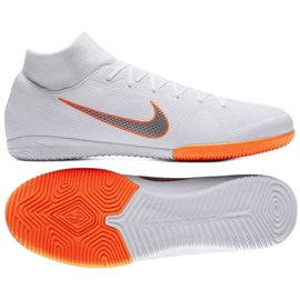 Scarpe indoor Nike Merurial Superflyx 6 Academy Ic M AH7369-107 bianco bianco