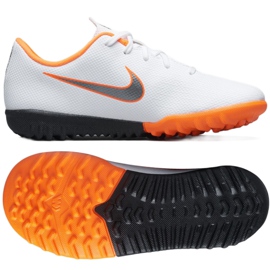 Scarpe da calcio Nike Mercurial VaporX 12 Academy Tf Jr AH7353-107 multicolore bianco