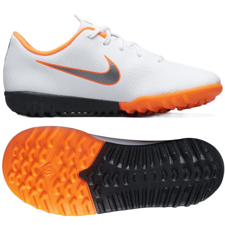 Scarpe da calcio Nike Mercurial VaporX 12 Academy Tf Jr AH7353-107 multicolore bianco