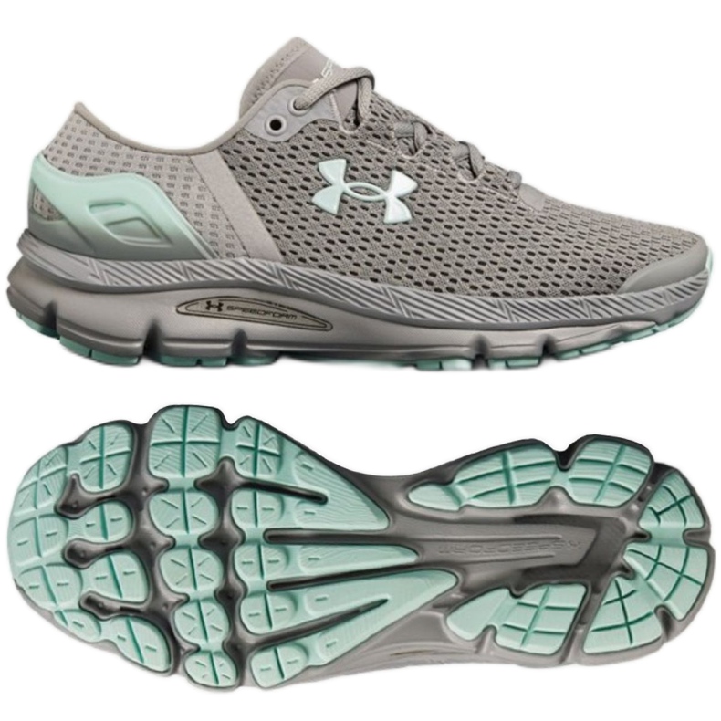 Under Armour W Speedform Intake 2 W 3000 290-100 scarpe da corsa grigio verde