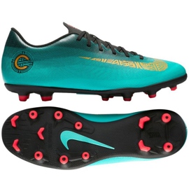 Scarpe da calcio Nike Mercurial Vapor 12 Club CR7 Mg M AJ3723-390 verde verde