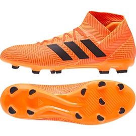 Scarpe da calcio Adidas Nemeziz 18.3 Fg M DA9590 arancia arancia