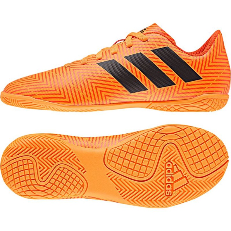 Scarpe da calcio Adidas Nemeziz Tango 18.4 IN Jr DB2382 arancia