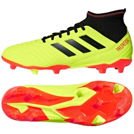 Scarpe da calcio Adidas Predator 18.3 Fg M DB2003 giallo giallo